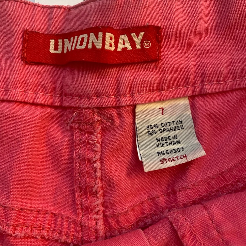 Y2K pink Union Bay shorts - Picture 2 of 5
